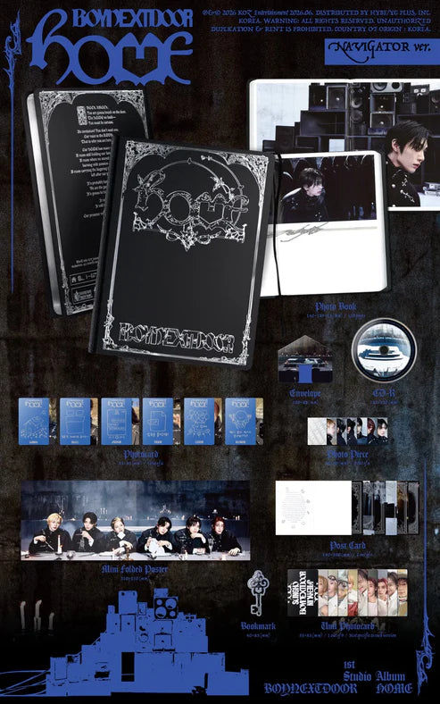 BOYNEXTDOOR - 1ST STUDIO ALBUM 'HOME' (3 VERSIONS)