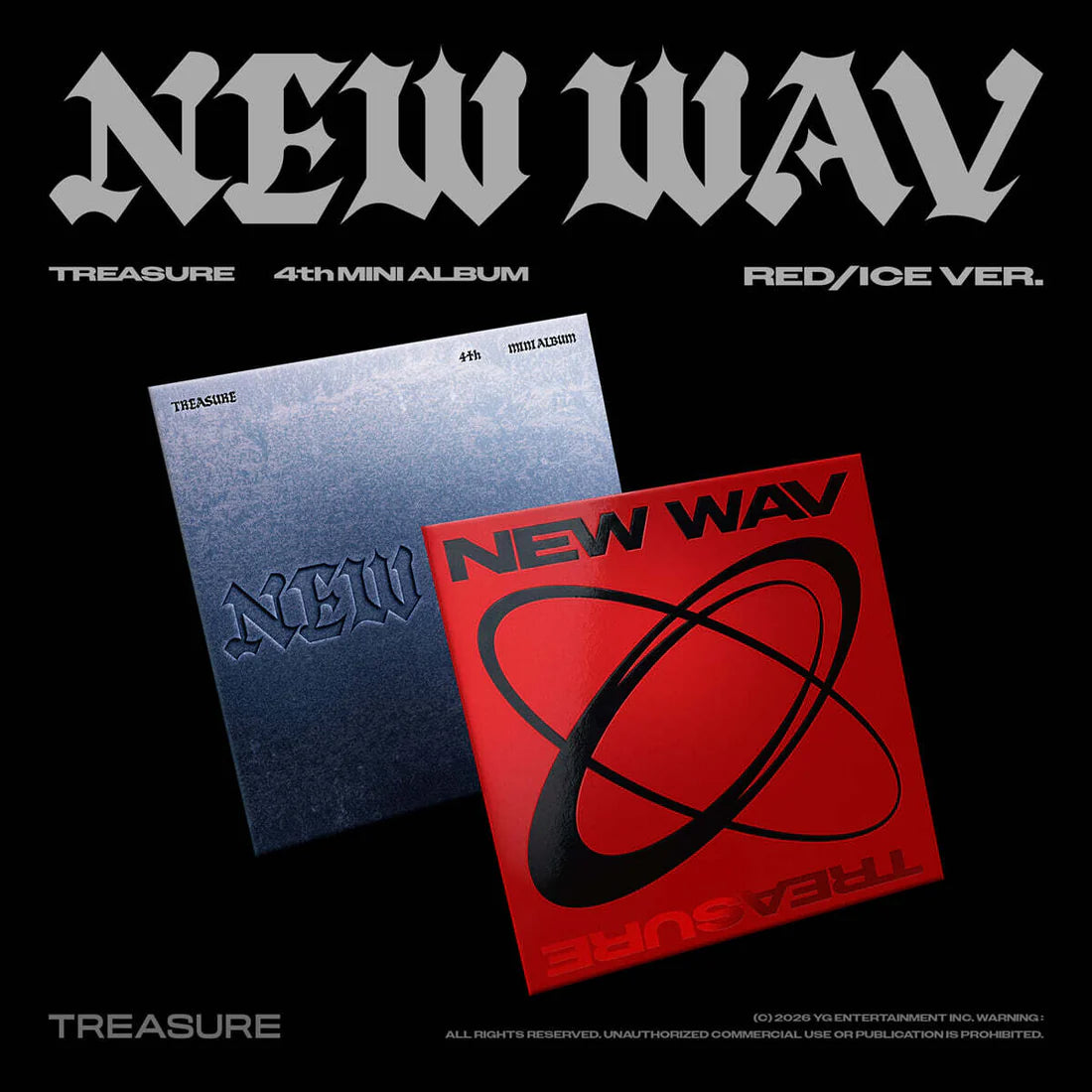 TREASURE - 4TH MINI ALBUM [NEW WAV] (2 VERSIONS)
